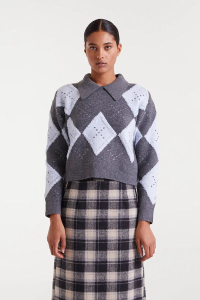 Argyle Jacquard Jumper
