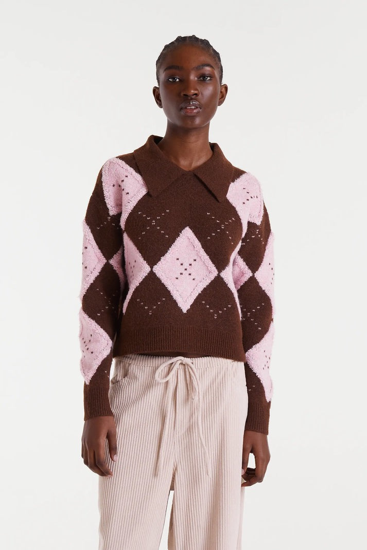 Argyle Jacquard Jumper