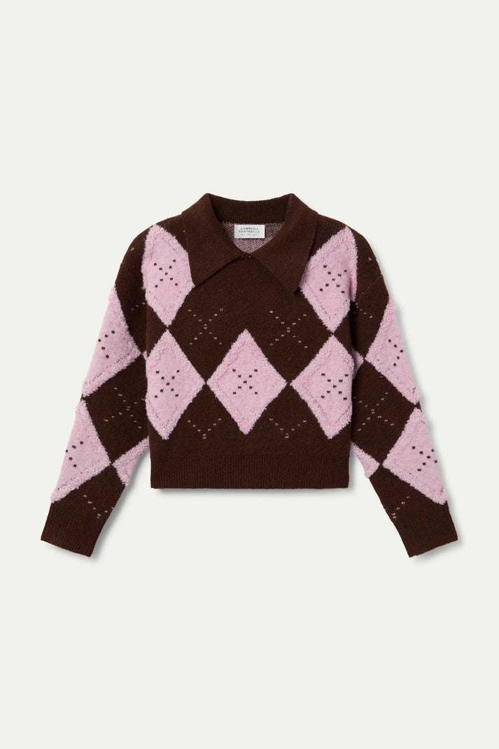 Argyle Jacquard Jumper