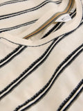 Katya Stripe Tee - Ivory Multi
