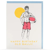Birthday Old Balls Card