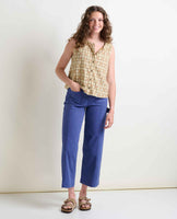 Manzana Button Front Tank - Barley Strawberry