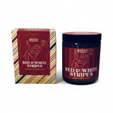 Holiday Red & White Stripes Soy Wax Candle