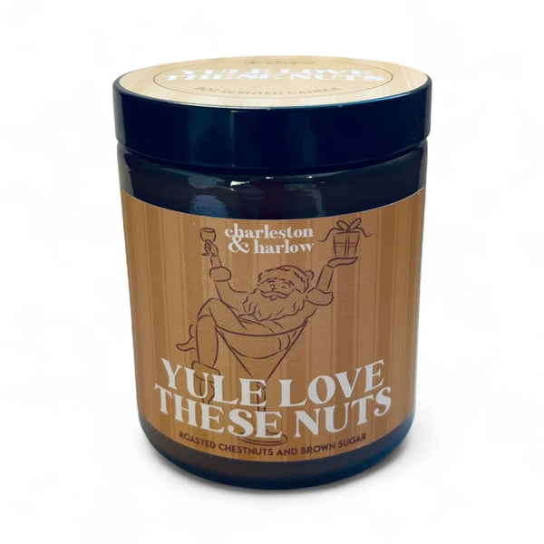Holiday Yule Love These Nuts Soy Wax Candle