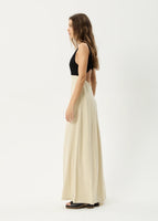 Charlotte Maxi Dress - Biscuit/Black