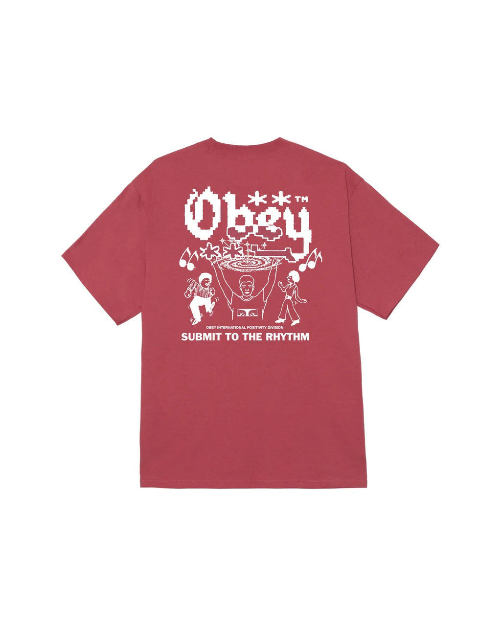 Submit To The Rhythm Classic Tee - Mineral Red