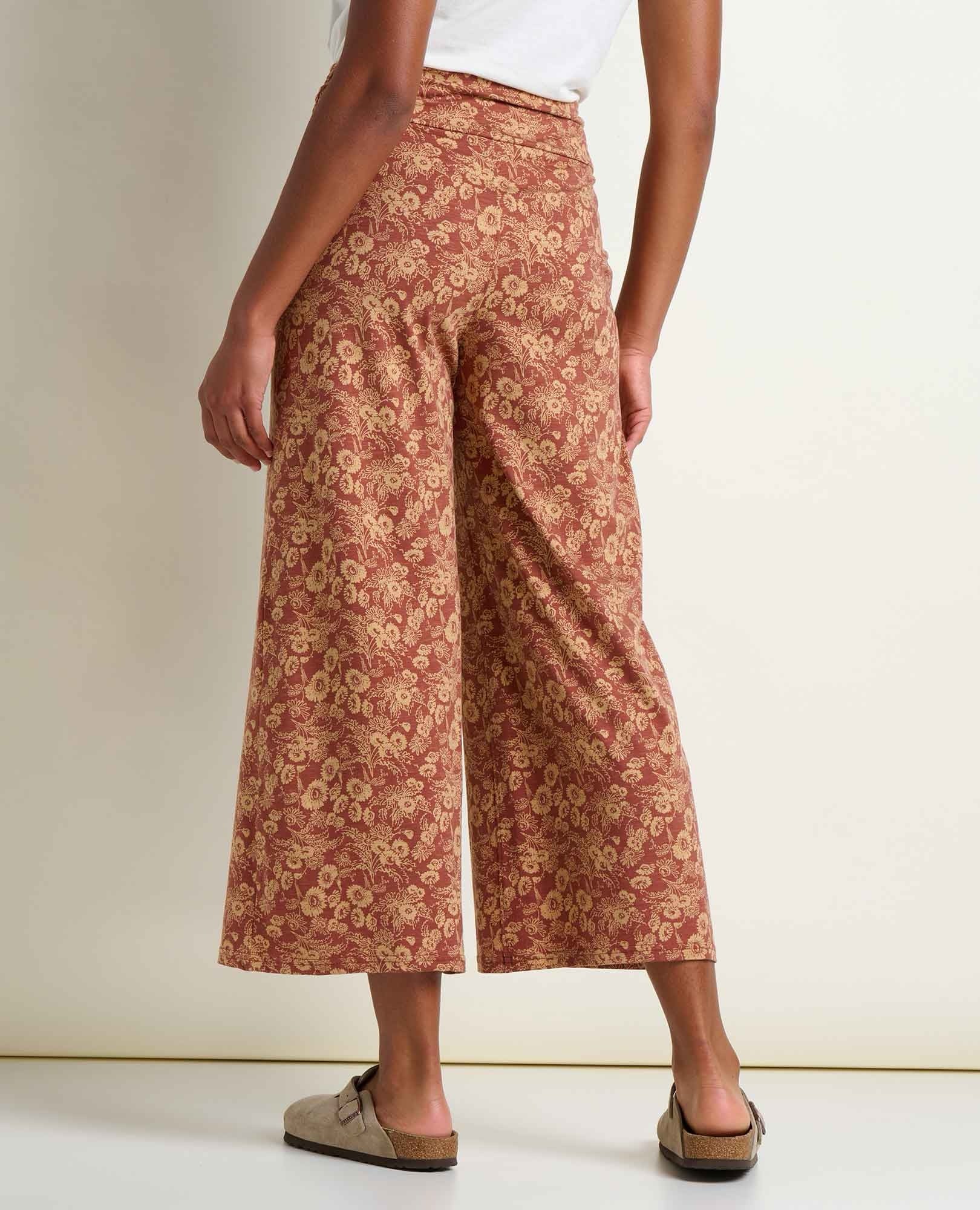 Chaka Wide Leg Pant - Copper Print