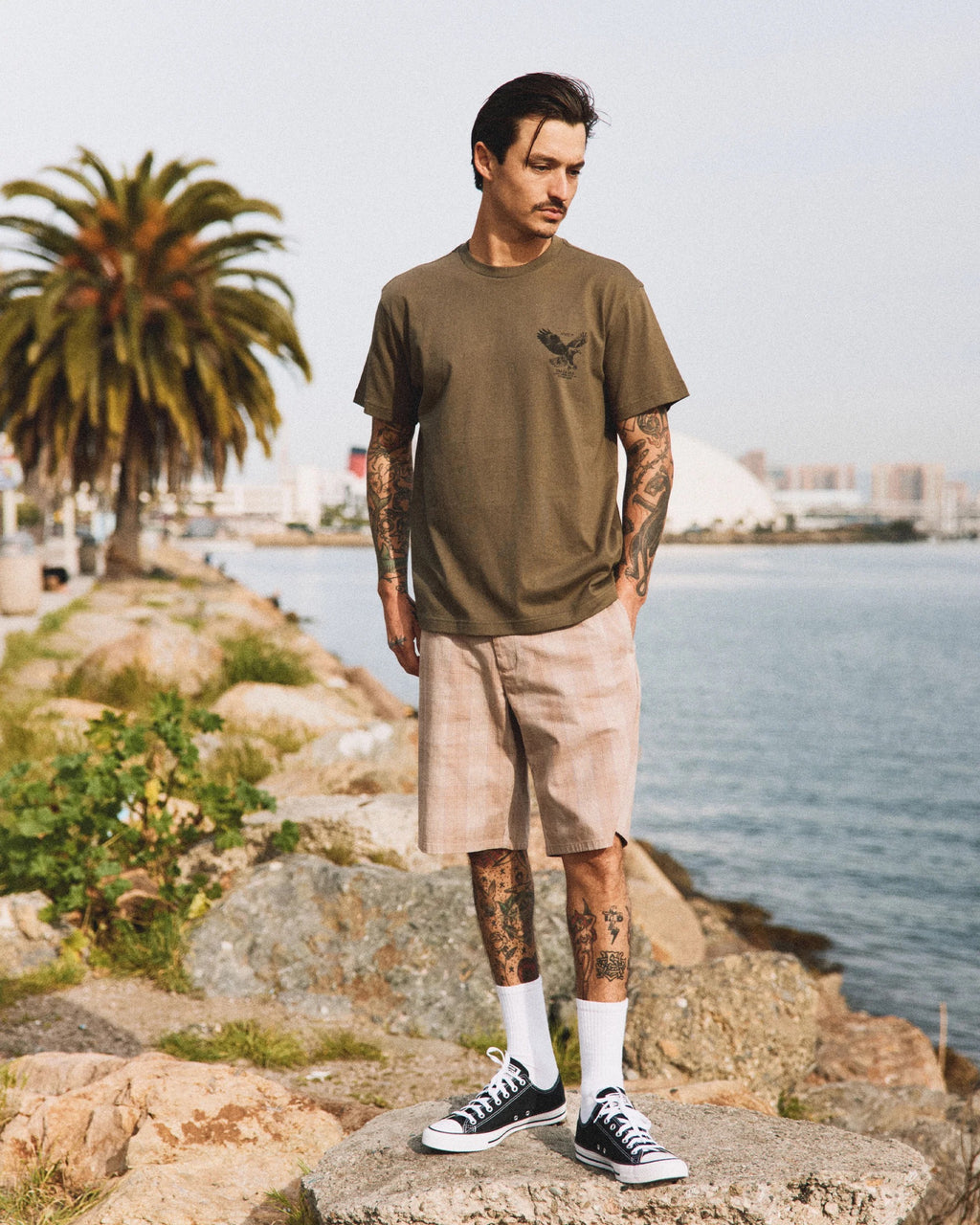 Dayshift Suiting Short - Dark Khaki