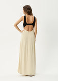 Charlotte Maxi Dress - Biscuit/Black