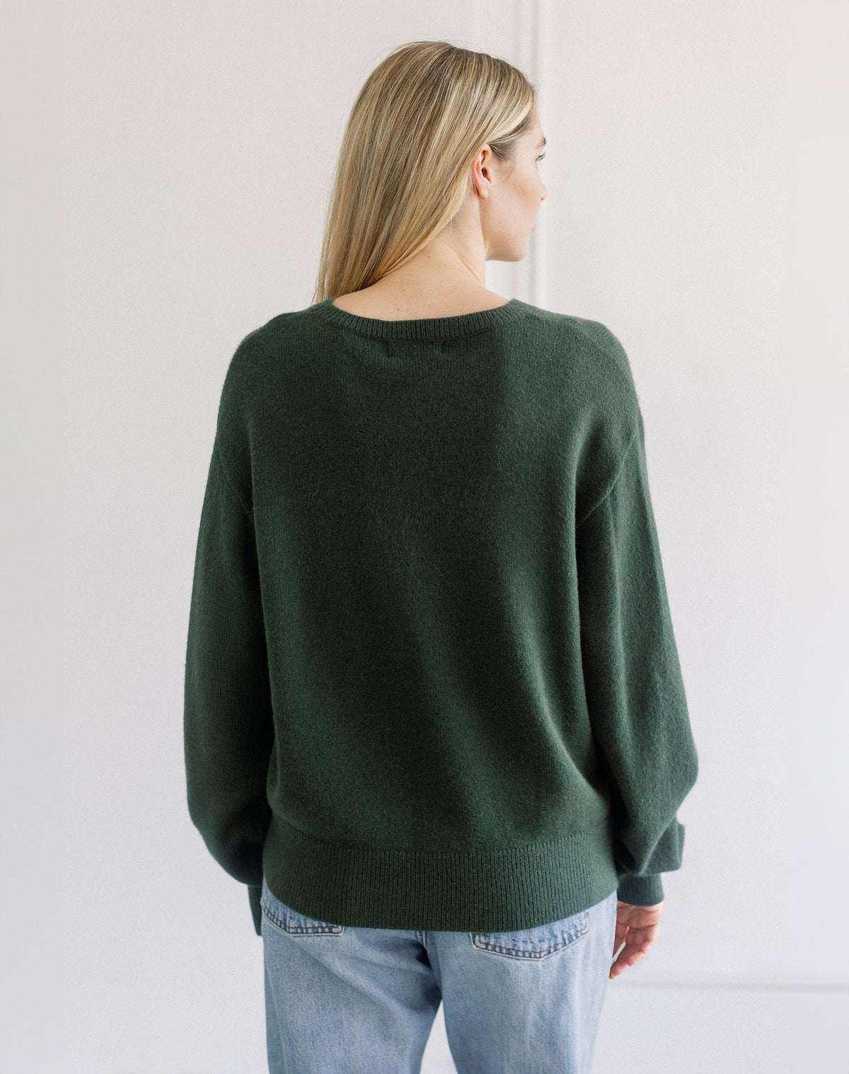 Classic Knit Crewneck - Chive