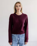 Little Sister Cardigan - Plum