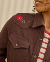Conifer Western Long Sleeve Shirt - Chestnut Embroidery