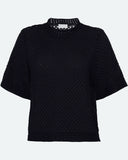 Lily Knit T Shirt - Black