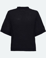 Lily Knit T Shirt - Black