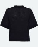 Lily Knit T Shirt - Black