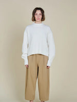 Rib Turtleneck Sweater - Ivory