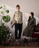 Wild Horses Printed Flared Pocket Shirt Dress