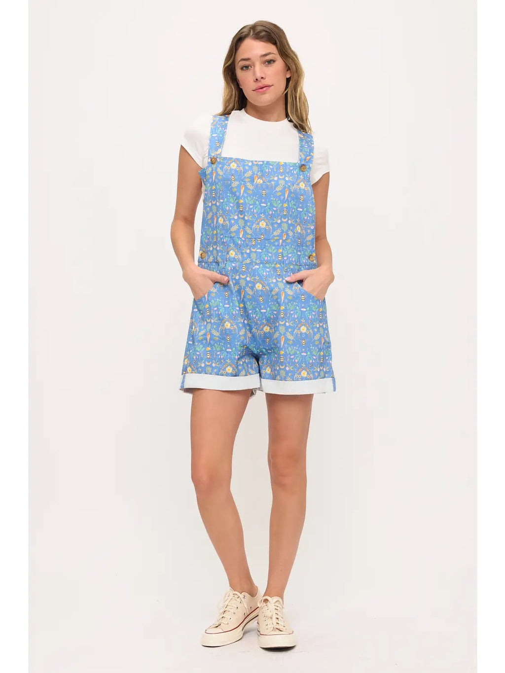 Bee Garden Shortalls