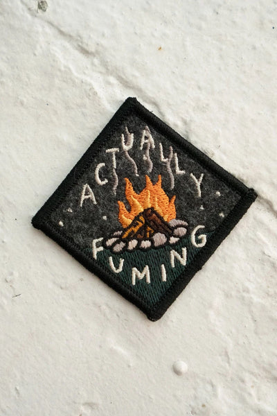 Actually Fuming Felt Patch