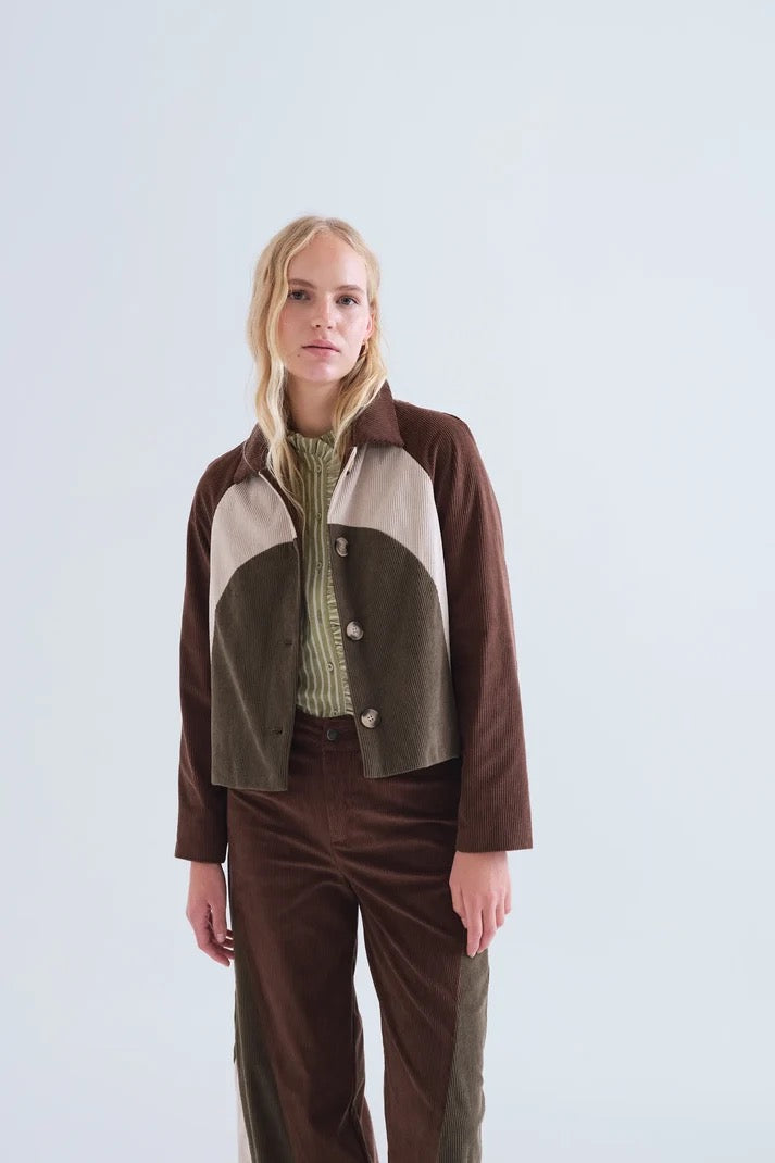 Multicolour Cord Jacket