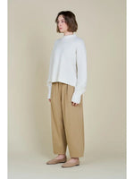 Rib Turtleneck Sweater - Ivory