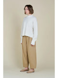 Rib Turtleneck Sweater - Ivory