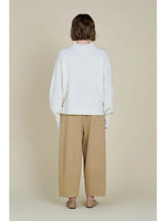 Rib Turtleneck Sweater - Ivory