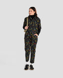 Rainy Field Black Print Jumpsuit