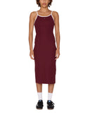 Sideline Tank Dress - Wine
