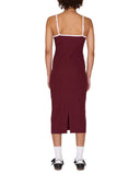 Sideline Tank Dress - Wine