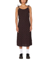 Vivian Plaid Dress - Java Brown