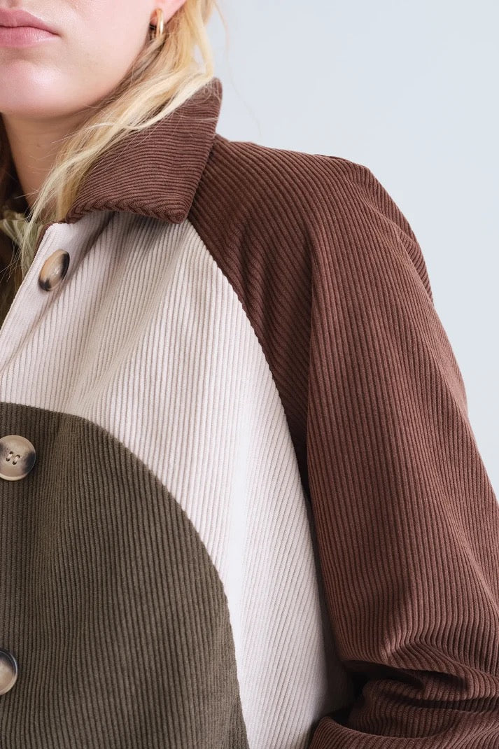 Multicolour Cord Jacket