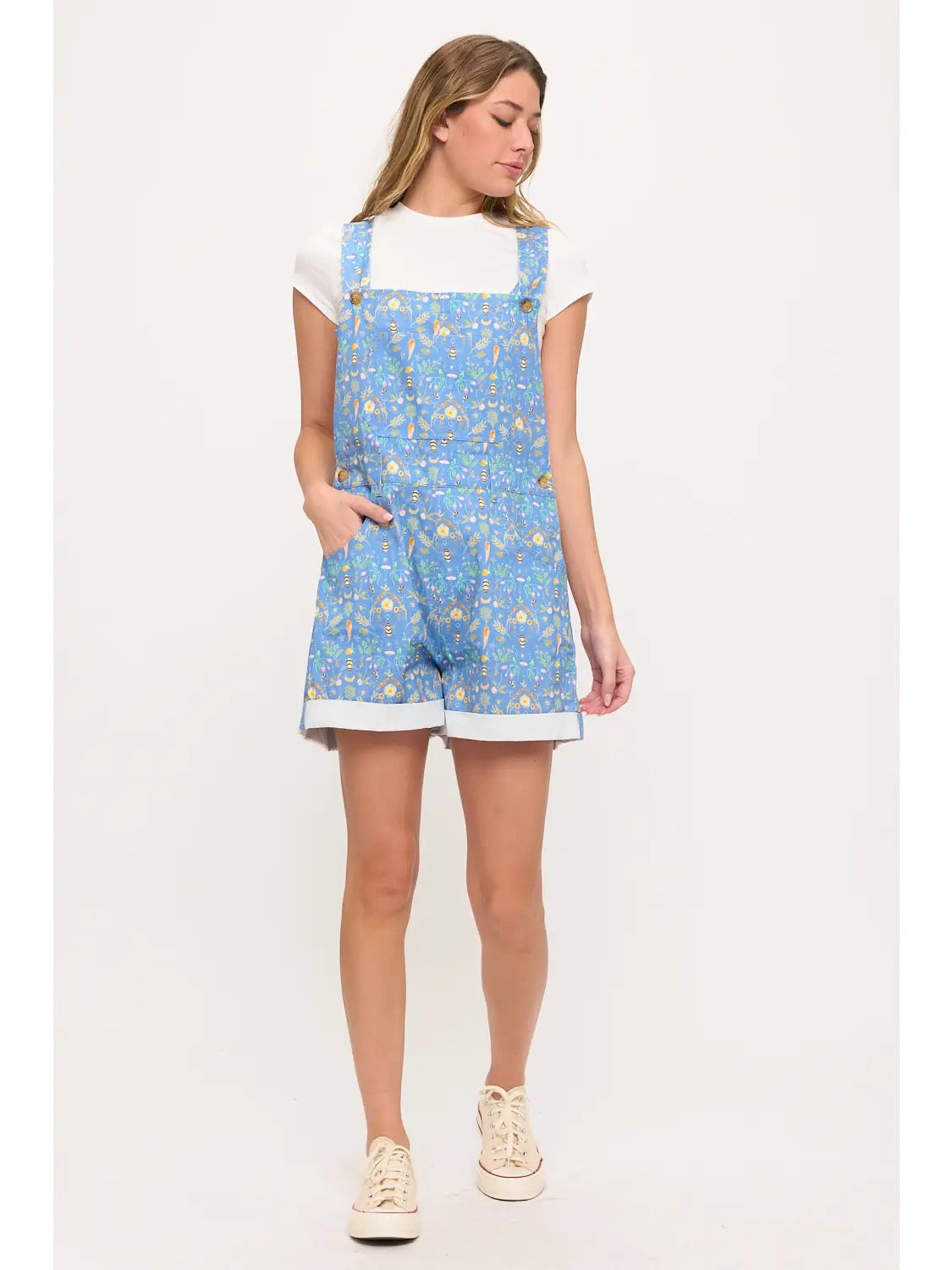 Bee Garden Shortalls
