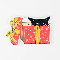 Gift Surprise Cat Sticker