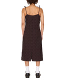 Vivian Plaid Dress - Java Brown