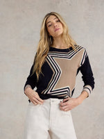 City Star Jumper - Navy Print