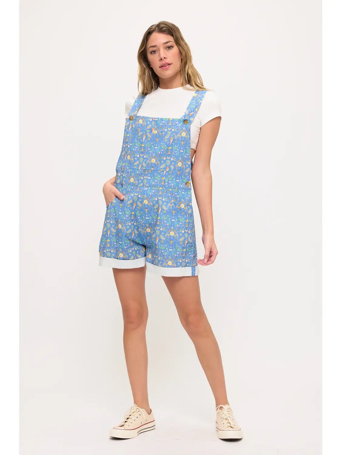 Bee Garden Shortalls