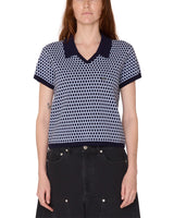 Olga Polo Sweater - Evening Blue Multi