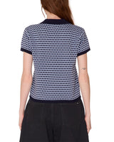 Olga Polo Sweater - Evening Blue Multi