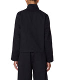 Astrid Stripe Jacket - Digital Black Faded Wash