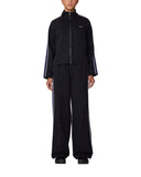 Astrid Stripe Jacket - Digital Black Faded Wash