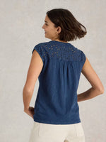 Dina Tank - Indigo Blue