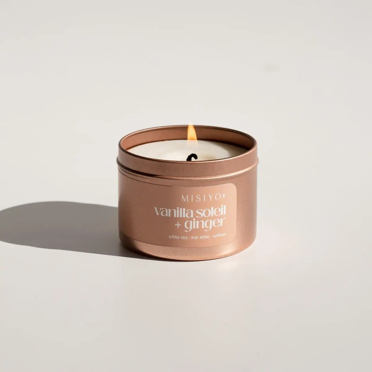 Vanilla Soleil  + Ginger Beeswax Blend Candle Tin