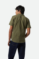 Charter Print Short Sleeve Woven - Ivy Green/Micro Floral