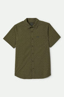 Charter Print Short Sleeve Woven - Ivy Green/Micro Floral