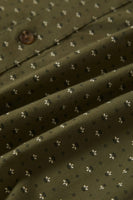 Charter Print Short Sleeve Woven - Ivy Green/Micro Floral