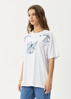 Cygnet Recycled Oversized Tee - White