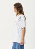 Cygnet Recycled Oversized Tee - White