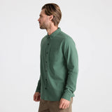 Made To Fade Long Sleeve Button Up - Slate Green