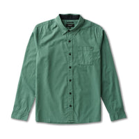 Made To Fade Long Sleeve Button Up - Slate Green